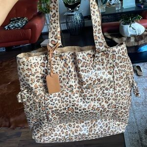 Animal print bag